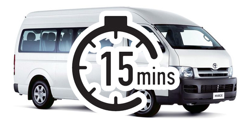 5-15 Minutes Booking